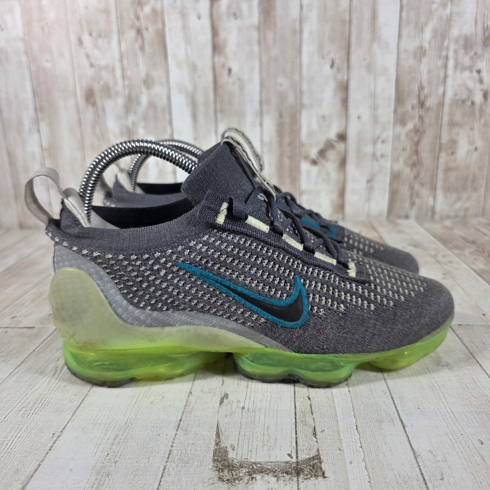 Nike Air VaporMax‎ 2021 FK Smoke Grey Volt DB1550-009 Womens 6.5 / Kids 5Y